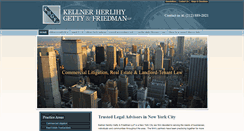 Desktop Screenshot of khgflaw.com